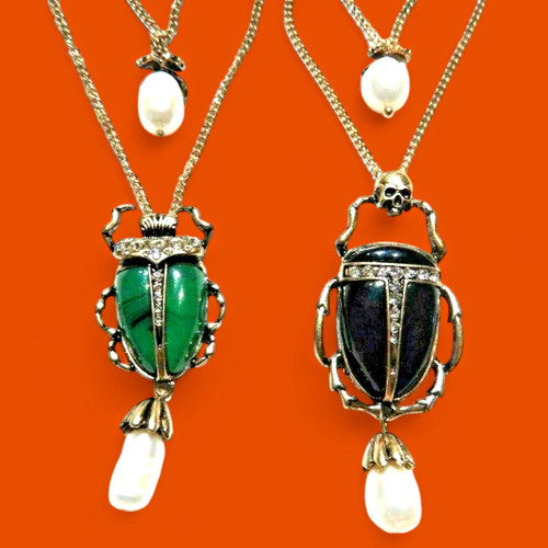 Scarab beetle pearl - beetle, &